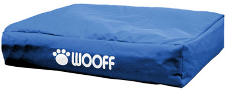 Matelas Wooff Déhoussable Bleu pour chien et chat 75x55x15cm animalerie beloccasion maroc