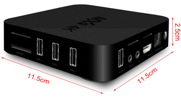 TV BOX MXQ-4K 1GB RAM 8GB ROM - Android - Smart Tv Box