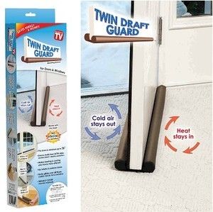 Twin Draft Guard Outils anti-poussière de fenêtre de porte Multifonctions