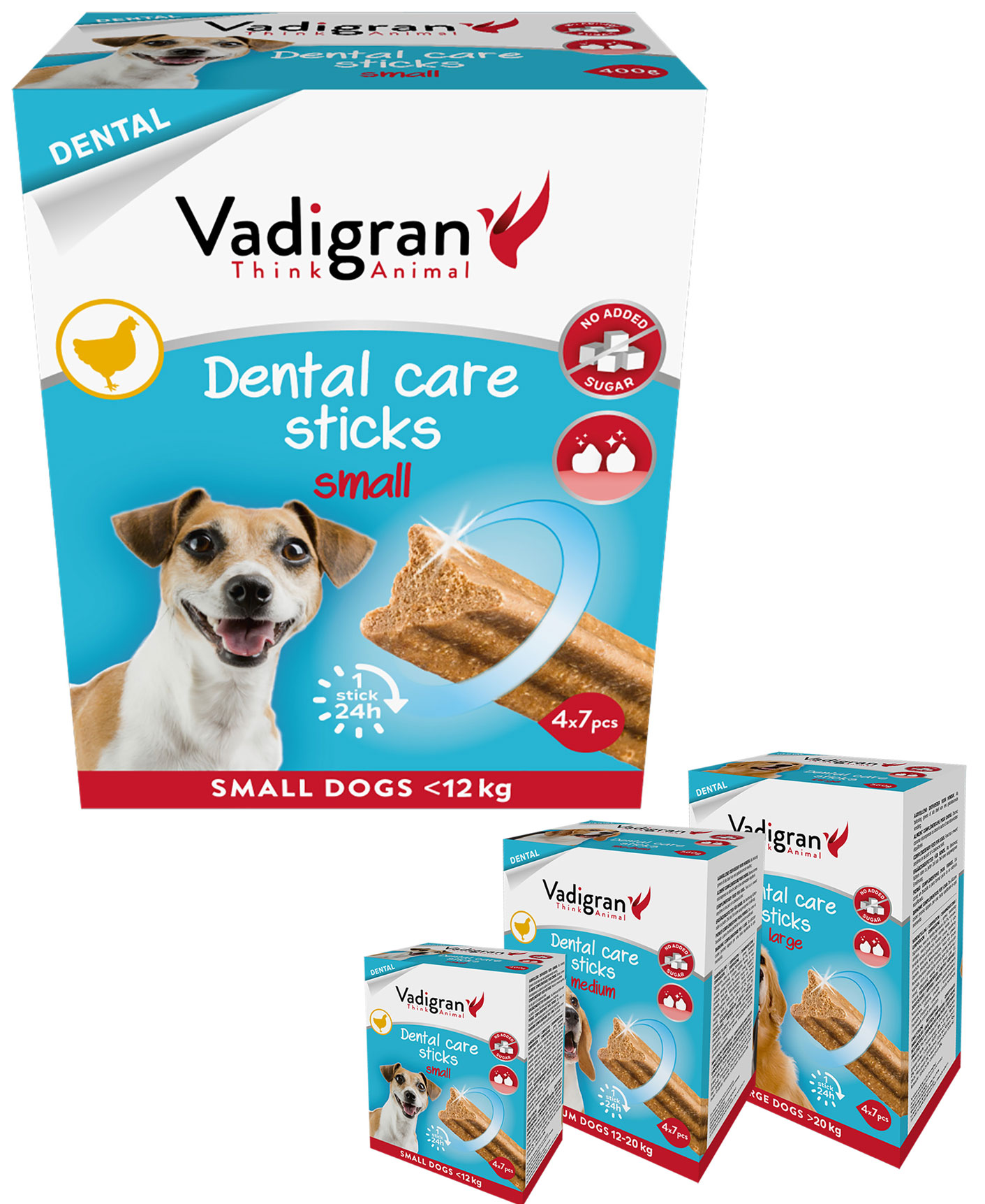 Snack Dental Care sticks fresh pour chien - Vadigran