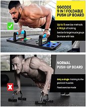 Planche Push-Up Multifonction 9-en-1 – Fitness à Domicile