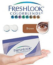Pack Freshlook Colorblends (avec corrections) - Marron + Aqua Lens 120ml